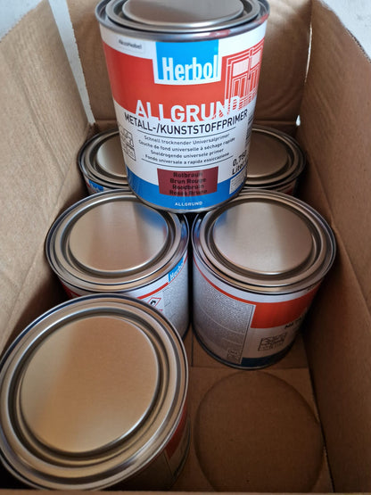 Herbol Allgrund Metal / Plastic Universal Primer Reddish Brown 0.750 L  (Request price)