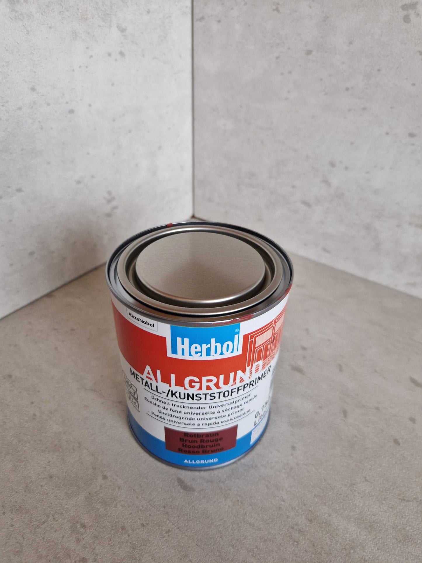 Herbol Allgrund Metal / Plastic Universal Primer Reddish Brown 0.750 L  (Request price)