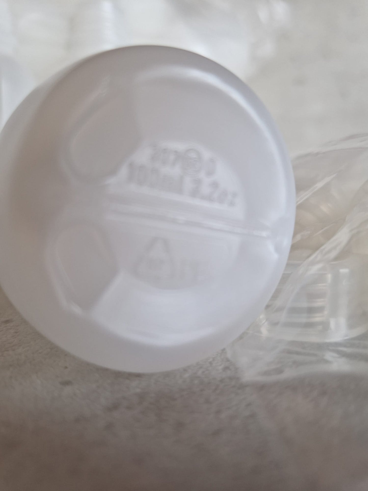 Kautex™ medium-wide neck bottle made of high-density polyethylene, with caps, 100 ml, 19 mm  (Request price)