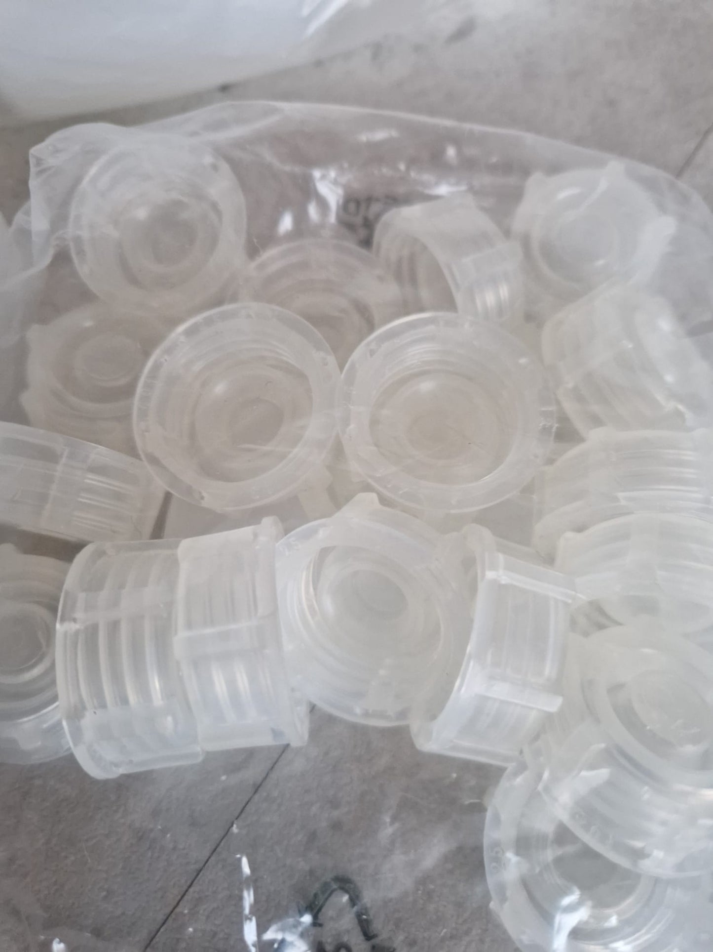 Kautex™ medium-wide neck bottle made of high-density polyethylene, with caps, 100 ml, 19 mm  (Request price)