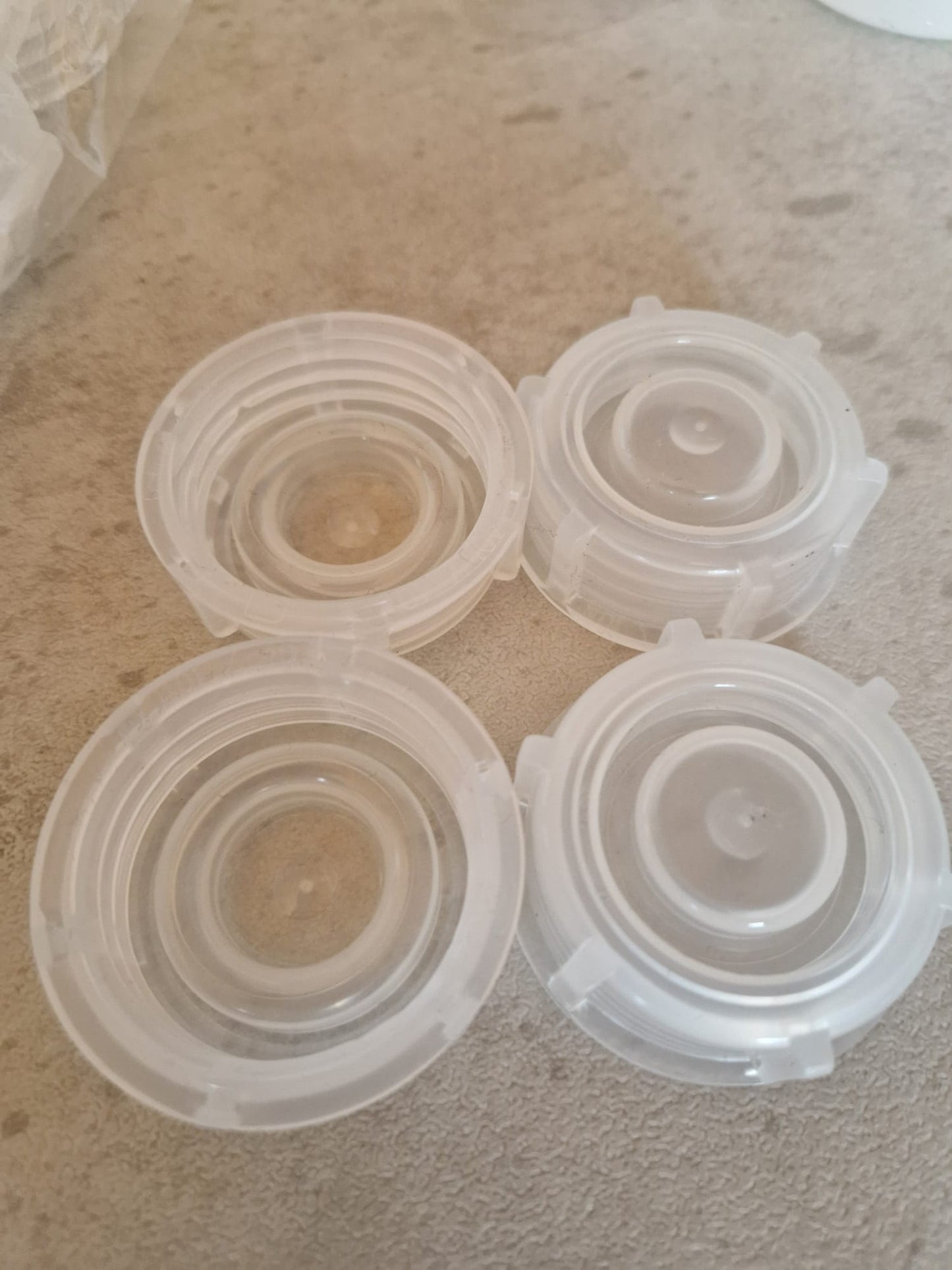 Kautex™ medium-wide neck bottle made of high-density polyethylene, with caps, 500 ml, 30.8 mm  (Request price)