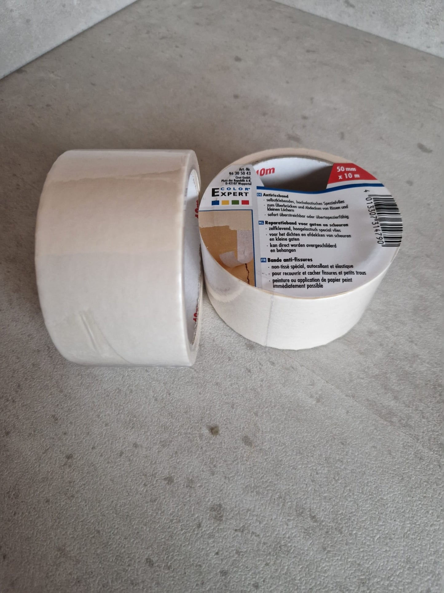 Self-adhesive, highly elastic special fleece COLOR EXPERT® 50 mm x 10 m  (Request price)