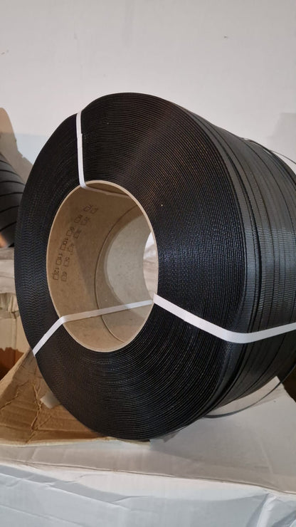 Packing tape PP 12 x 0.55 / 2 x 3000m; black