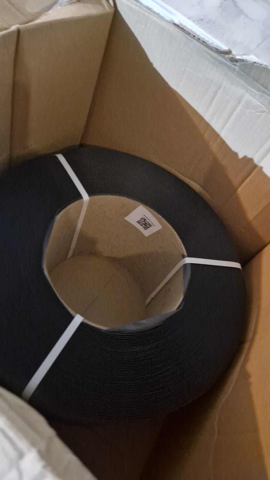 Packing tape PP 12 x 0.55 / 2 x 3000m; black