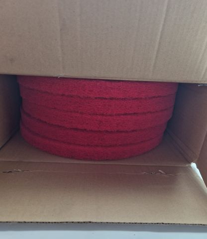 3M Red Buffing Pad – 14 in / 356 mm