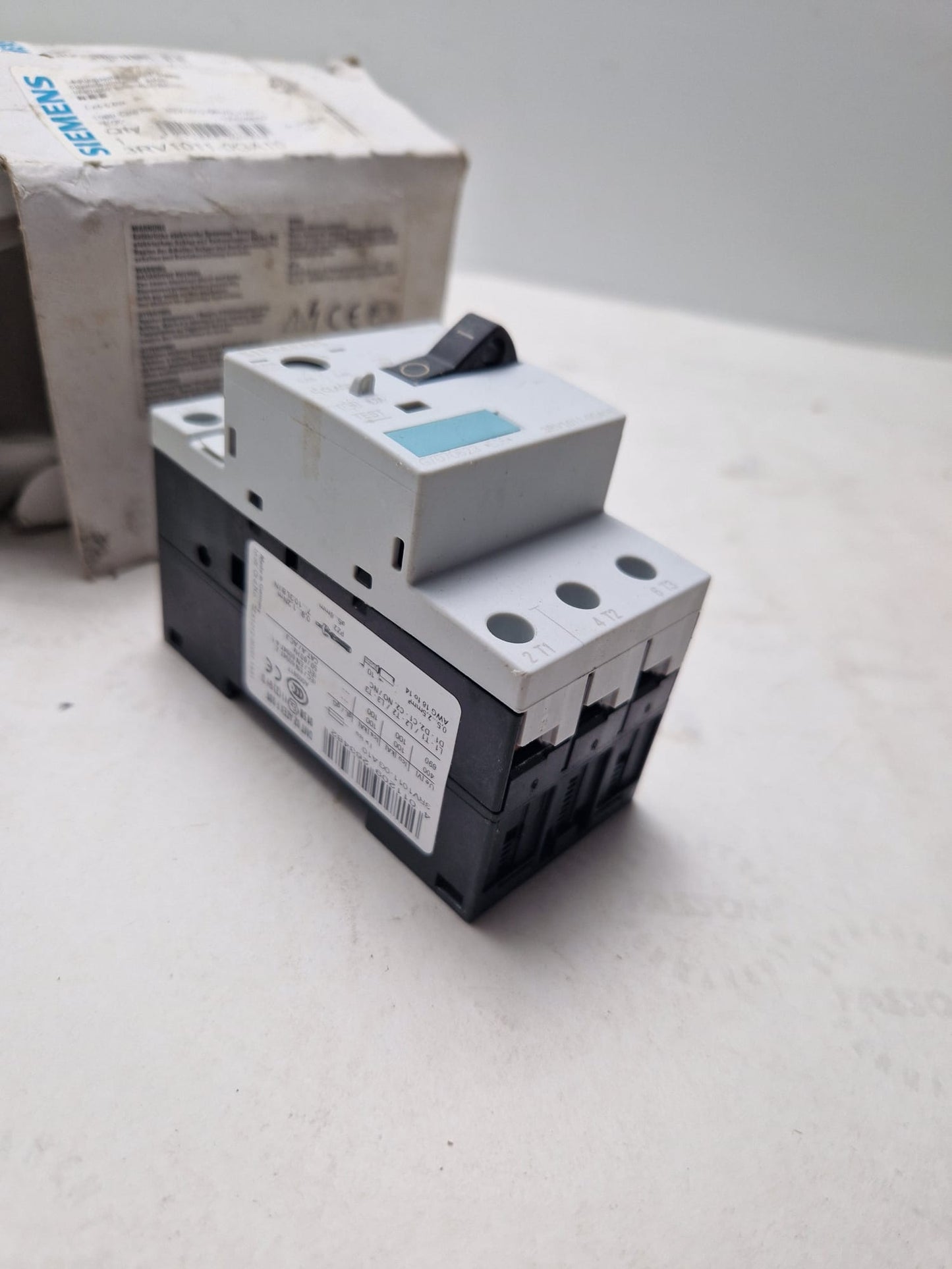 Siemens 3RV1011-0GA10 0.45-0.63 Circuit Breaker