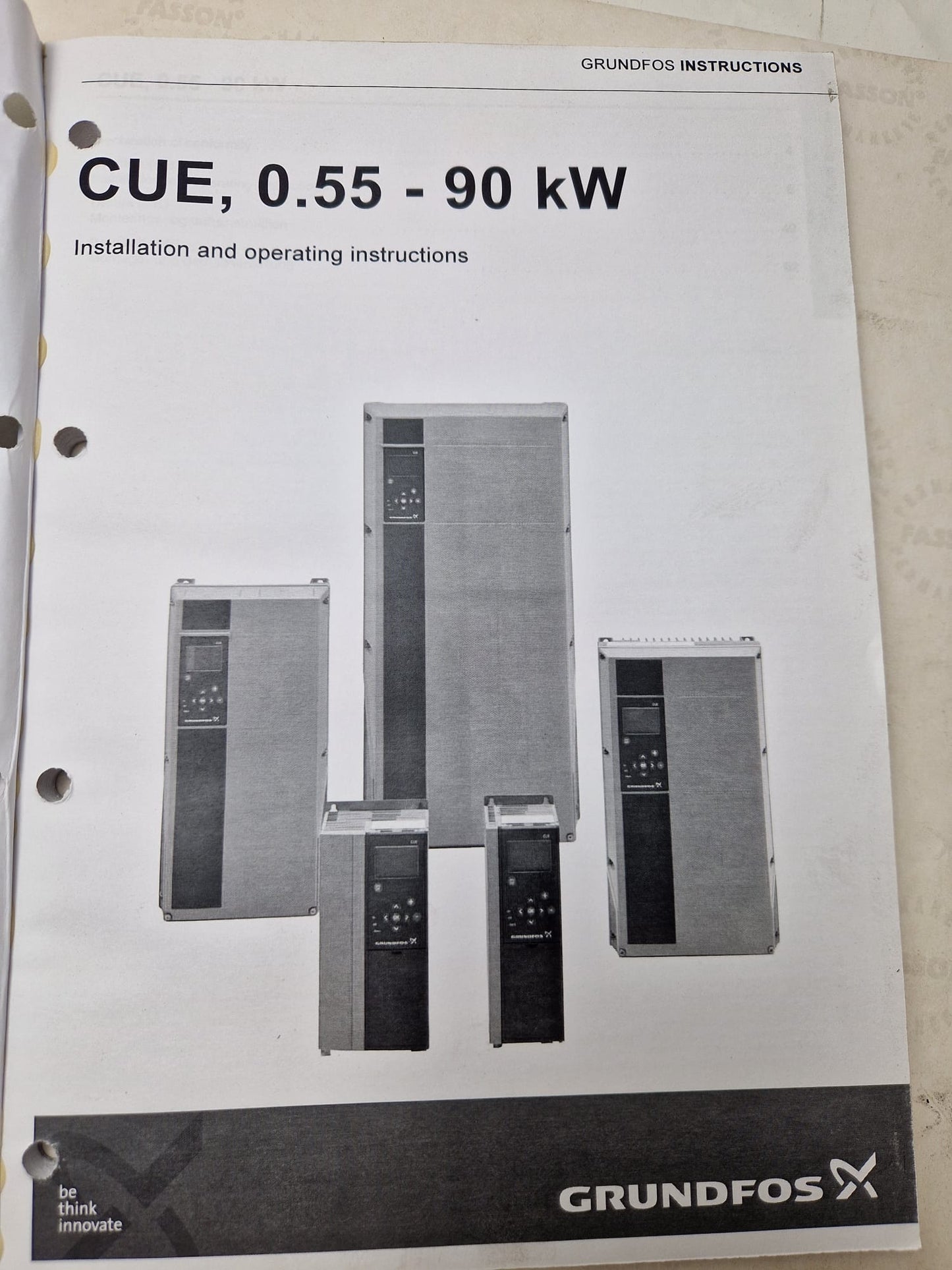 Grundfos CUE 3X380-500V IP20 0.75KW 2.4 (96754676)