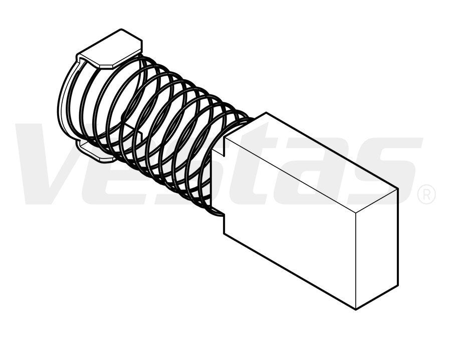 MOTOR BRUSH,CARBON,20 mm,12.7 mm, Item: Vestas 753366 • NEG Micon (Request price)