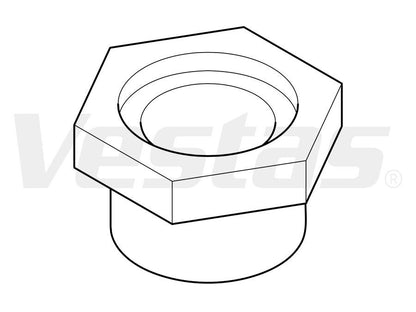 PFTT BUSHING PL3/4-M18*1, Item: Vestas 131477, NEG Micon  (Request price)