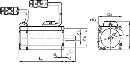 SERVOMOTOR MSM031B-0300-NN-M5-MH1, R911344214, MNR: R911 344214  (Request Price)