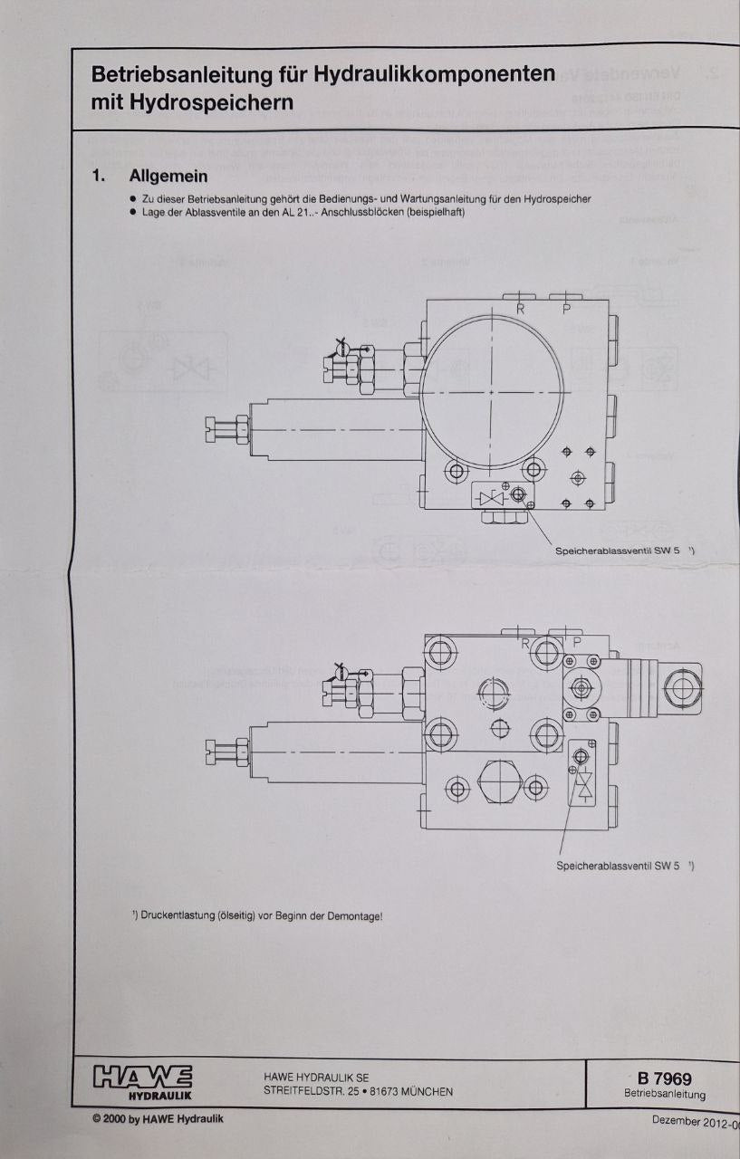 HAWE  Hydraulikaggregat Typ 13-075-H-00-02