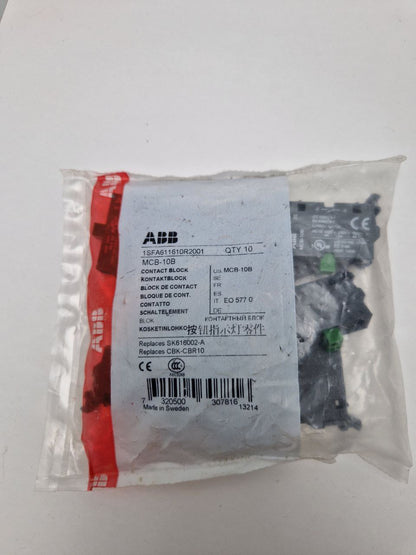 ABB  1SFA611610R2001, MCB-10B  Contact Block