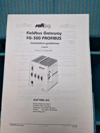 Fieldbus Gateway FG-300 Profibus FG-PB-3  SOFTING AG