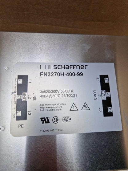 SCHAFFNER FN 3270H-400-99, Compact EMC filter for industrial motor drive applications