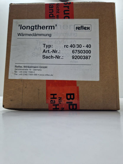 Reflex Longtherm thermal insulation rc40/30-40