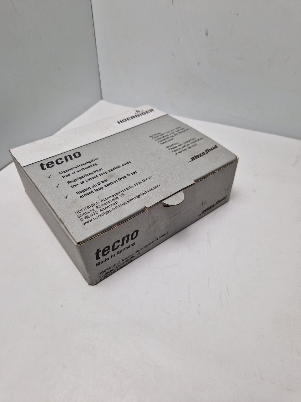 Proportional Pressure Regulator tecno plus Series PRE-U2; PRE-12, HOERBIGER