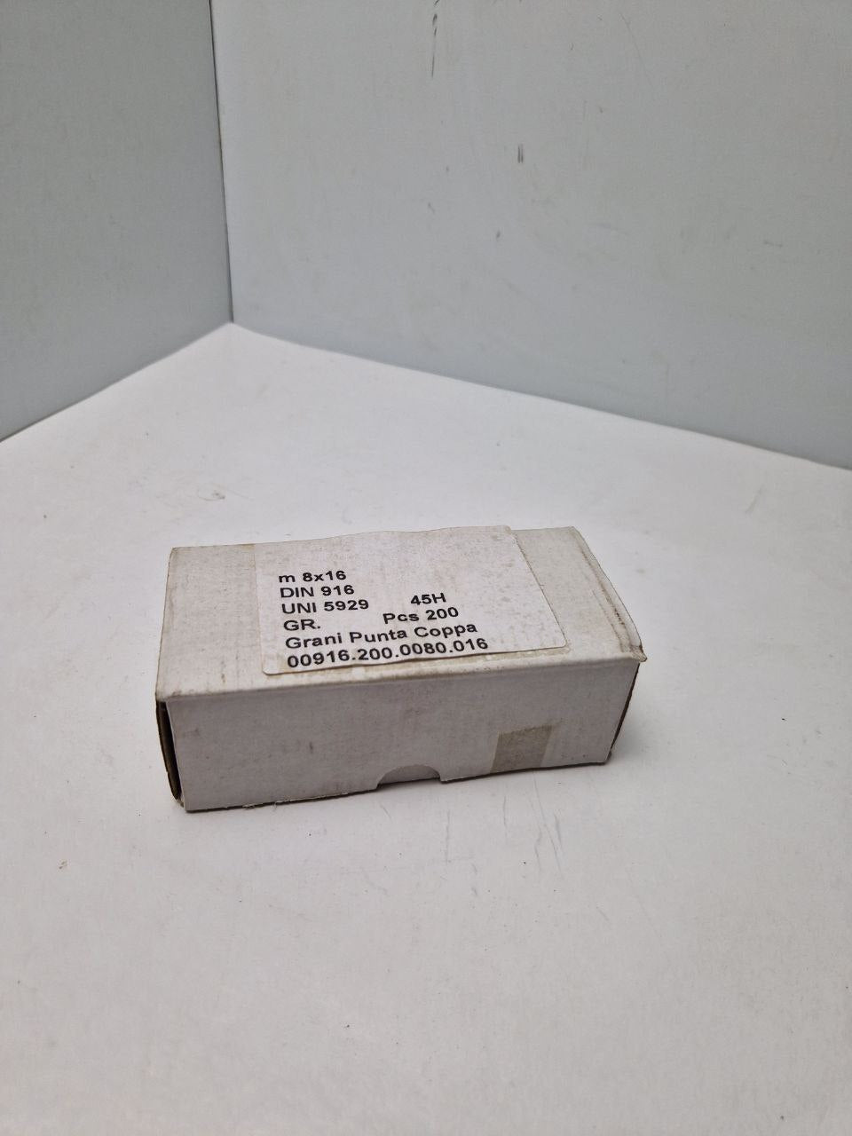 Cup head screws, M 8x16, DIN 916, UNI 5929 45H, 00916.200.0080.016