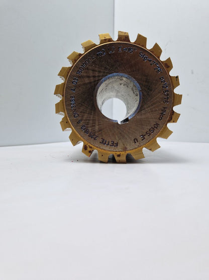 FETTE gear cutting tool 2251613 5 DIN 3968A 03 16019004 m2 L2 E <15° Stg <2°25' pz 12,5776, KHSS-E U