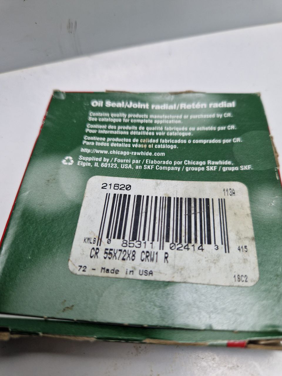 Oil Seal Joint radial   21620 CR 55X72XE CRW1 R