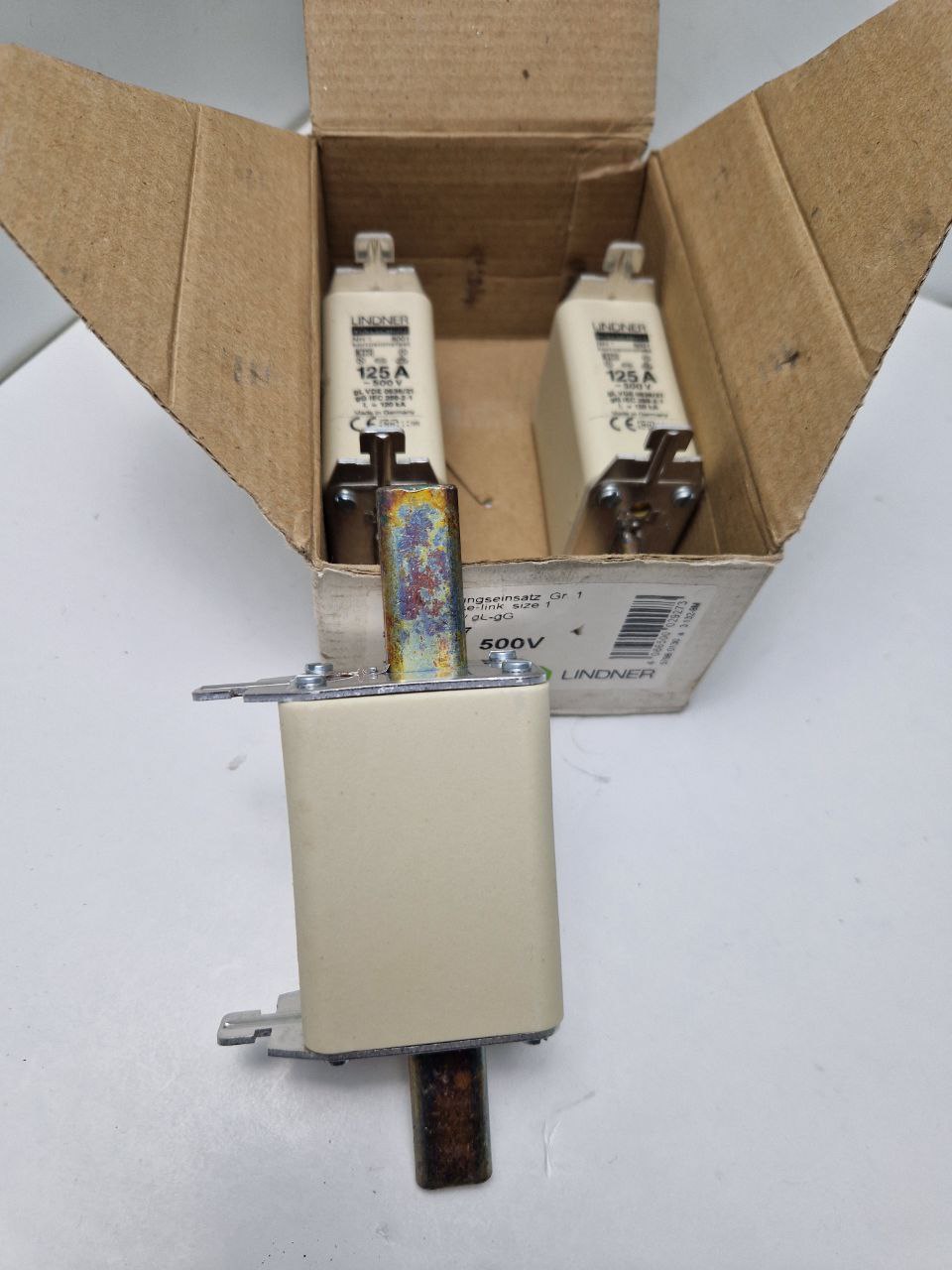 LINDNER 8001.1257 NN1 fuse link 125A 500V gl BE:3