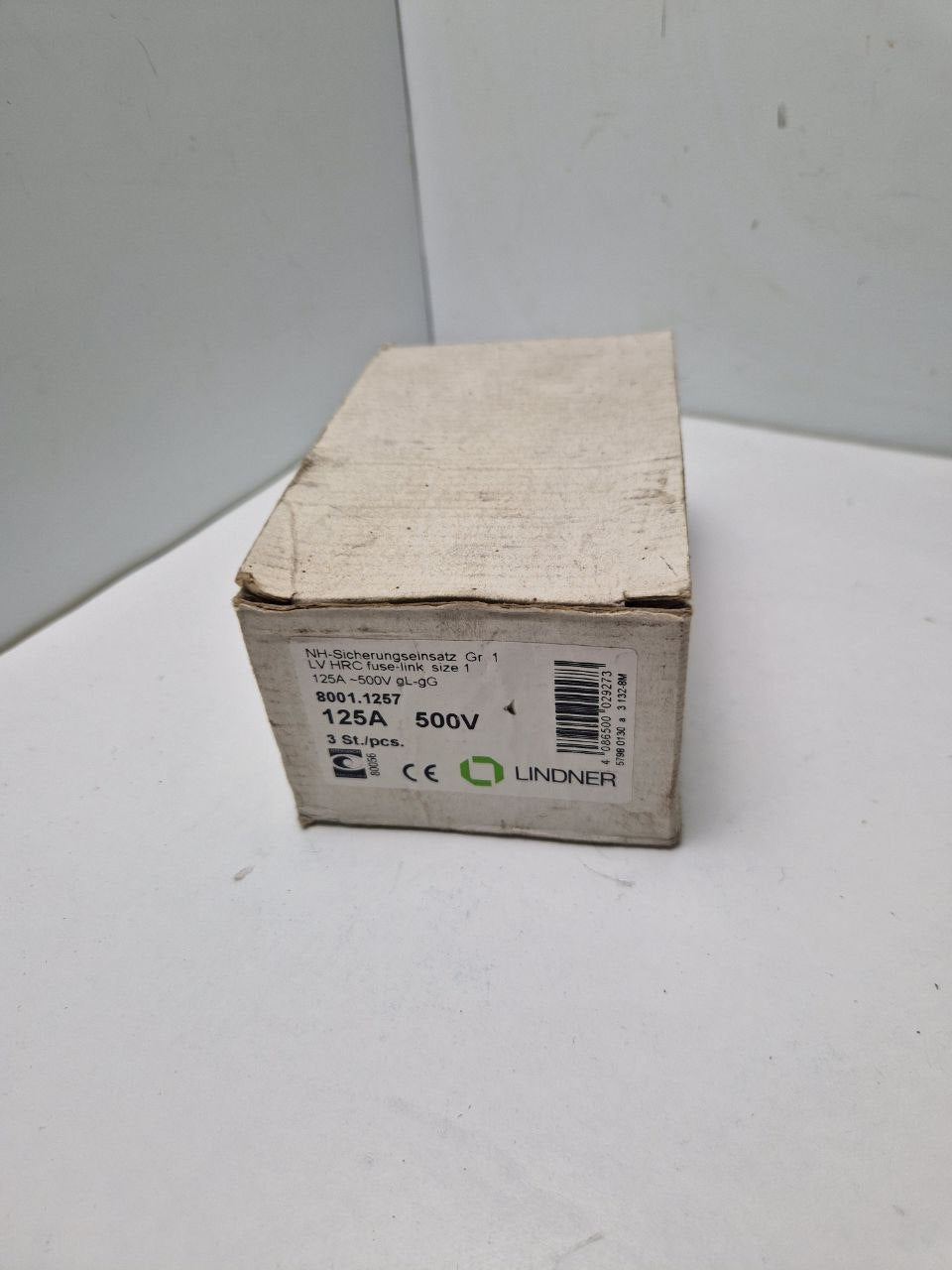 LINDNER 8001.1257 NN1 fuse link 125A 500V gl BE:3