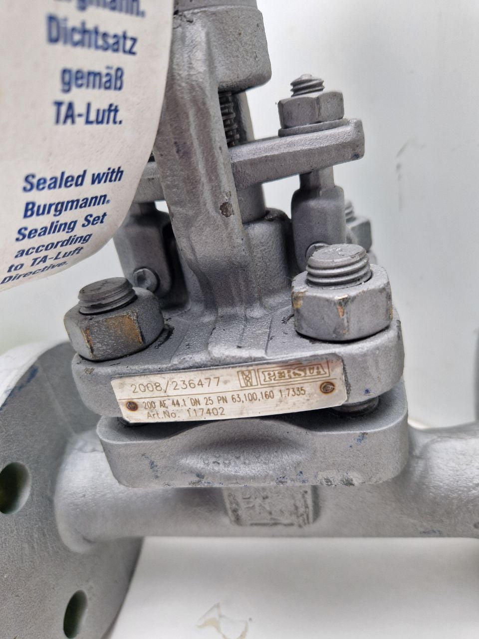 Shut-off valve DN 25 PN160, flanges EN12351-A1  PERSTA 200 AE 44.1  steel (1.046)  (Request price)