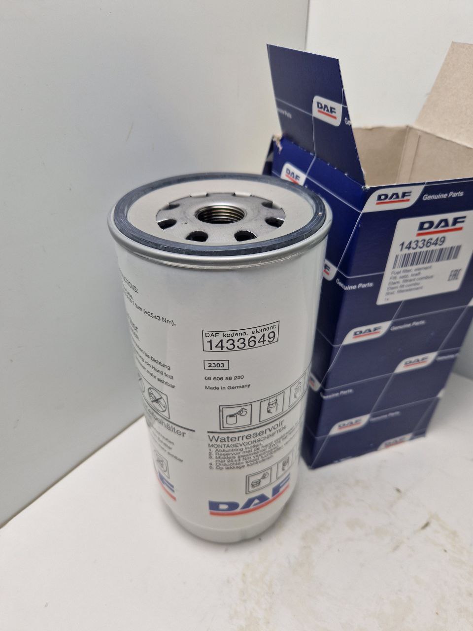 Fuel filter, water separator DAF 1433649, Solaris, Mann, Volvo, Vdl trucks