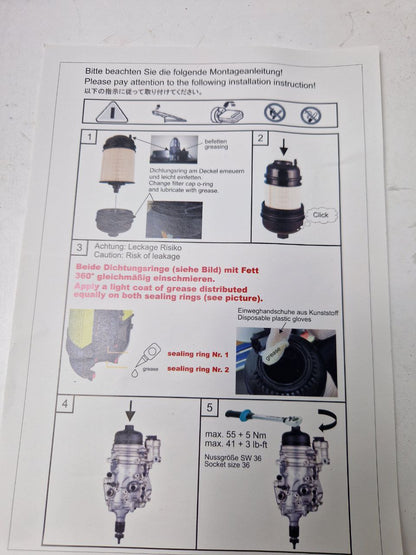 MAHLE ORIGINAL KX 400KIT fuel filter  (Request price)