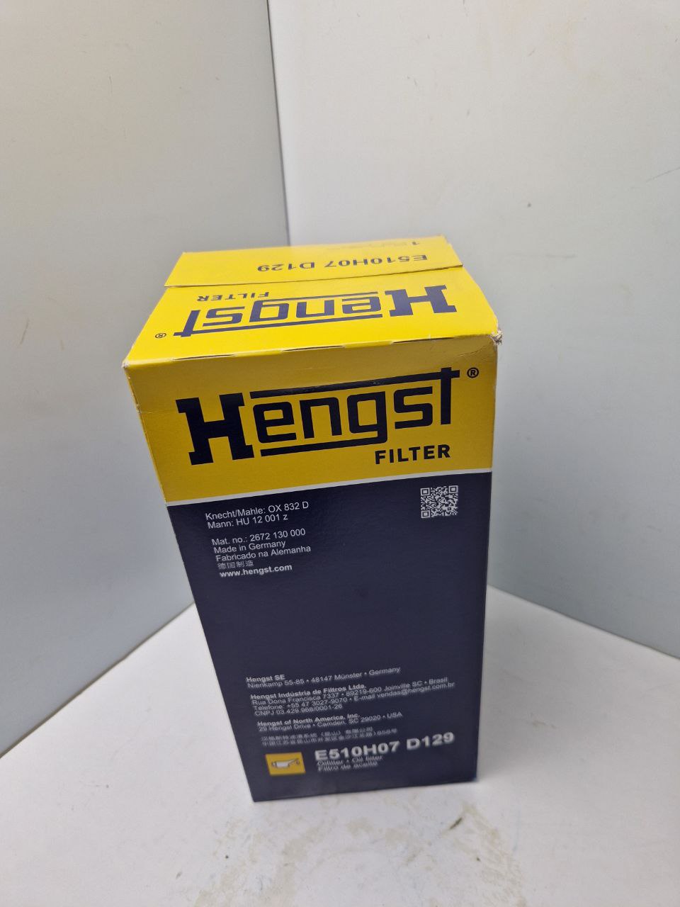 Oil filter Hengst  E510H07 D129  (Request price)