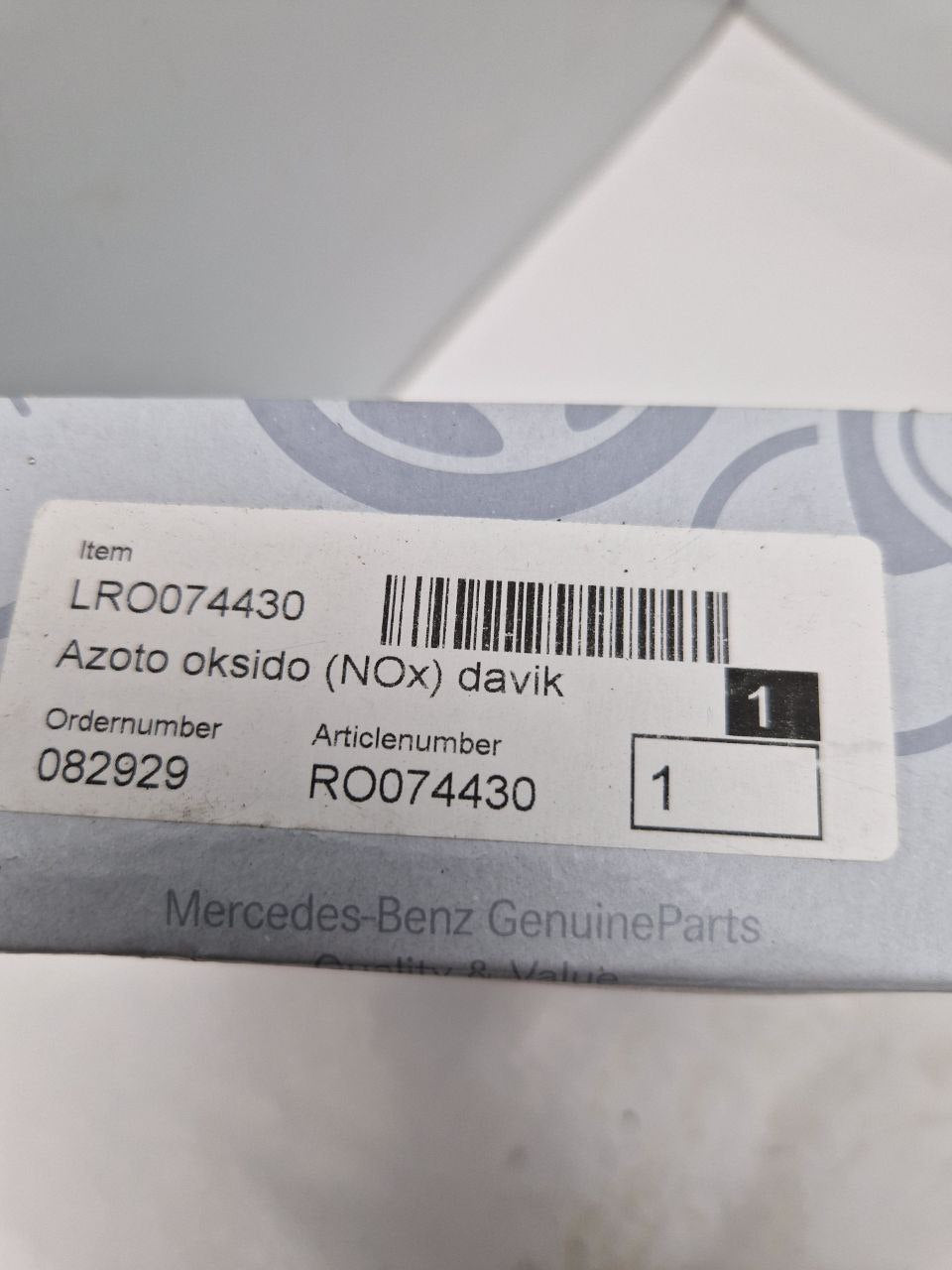 Nitrogen oxide (NOx)-SENSOR A 010 153 16 28 64 Mercedes-Benz Original Parts  (Request price)