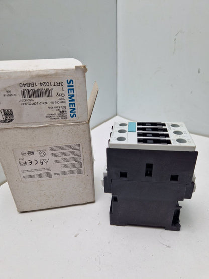 SIEMENS SIRIUS 3RT1024-1BB40, POWER CONTACTOR 24V, AC-3: 5,5kW 400V  (Request price)