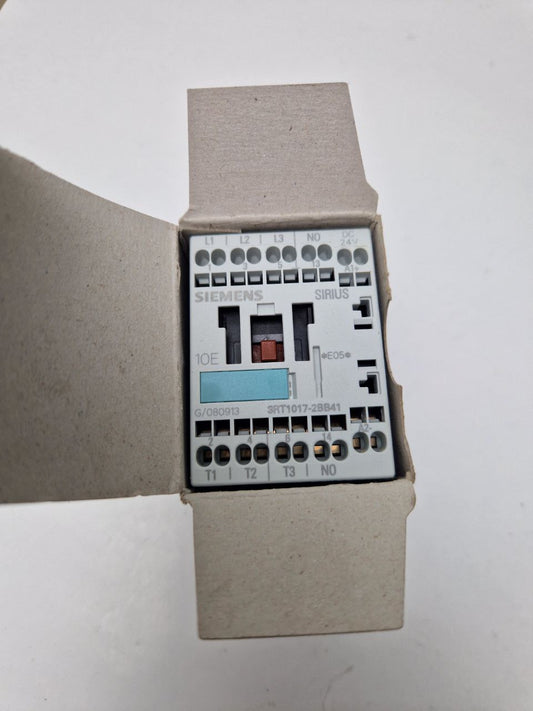 SIEMENS SIRIUS 3RT1017-2BB41, Power contactor 24V,  AC-3: 5,5kW 400V 1S 1NO  (Request price)