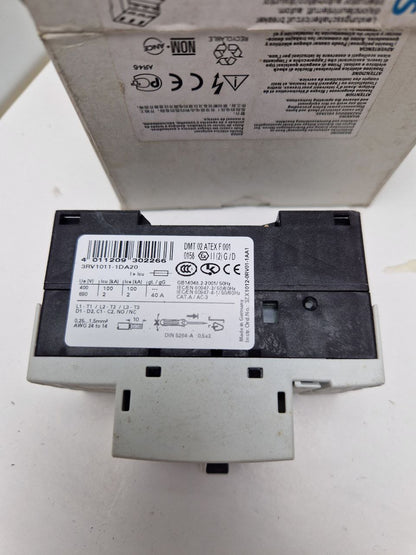 SIEMENS SIRIUS 3RV1011-1DA20, Automatic switch, GB14048.2-2001/50Hz  (Request price)