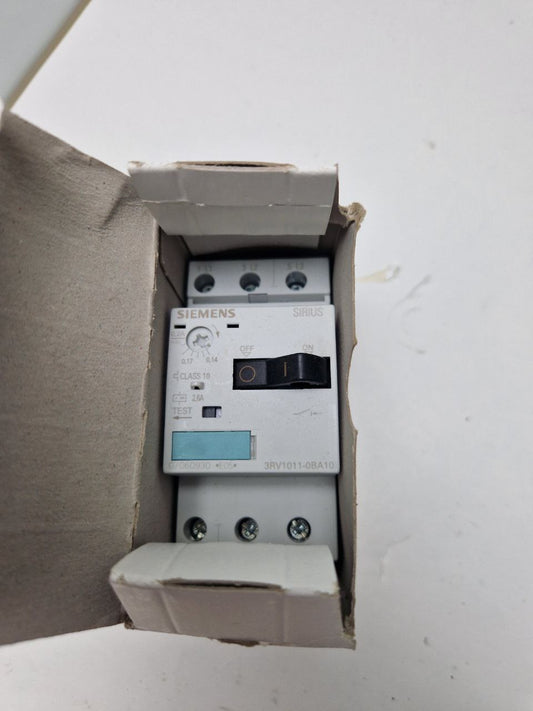 SIEMENS SIRIUS 3RV1011-0BA10, Molded case circuit breaker  0.14-0.2A  (Request price)