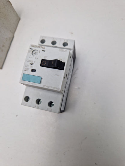 SIEMENS SIRIUS 3RV1011-0BA10, Molded case circuit breaker  0.14-0.2A  (Request price)