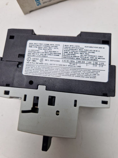 SIEMENS SIRIUS 3RV1021-0GA10, Power switch  0.45-0.63A  (Request price)