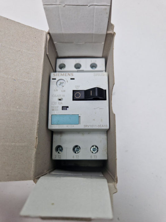 SIEMENS SIRIUS 3RV1011-0EA10, circuit breaker  0.28-0.4A, GB14048.2-2001/50Hz  (Request price)