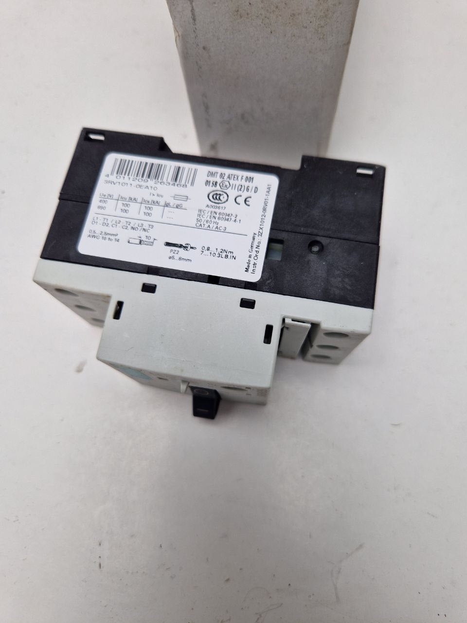 SIEMENS SIRIUS 3RV1011-0EA10, circuit breaker  0.28-0.4A, GB14048.2-2001/50Hz  (Request price)