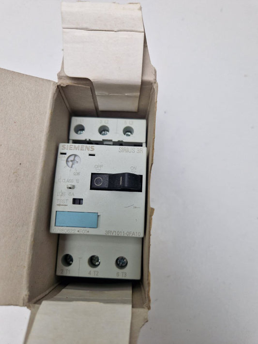SIEMENS SIRIUS 3R 3RV1011-OFA10, CIRCUIT BREAKER 0.35 - 0.5 AMP  (Request price)