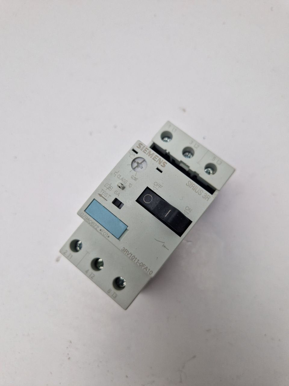 SIEMENS SIRIUS 3R 3RV1011-OFA10, CIRCUIT BREAKER 0.35 - 0.5 AMP  (Request price)