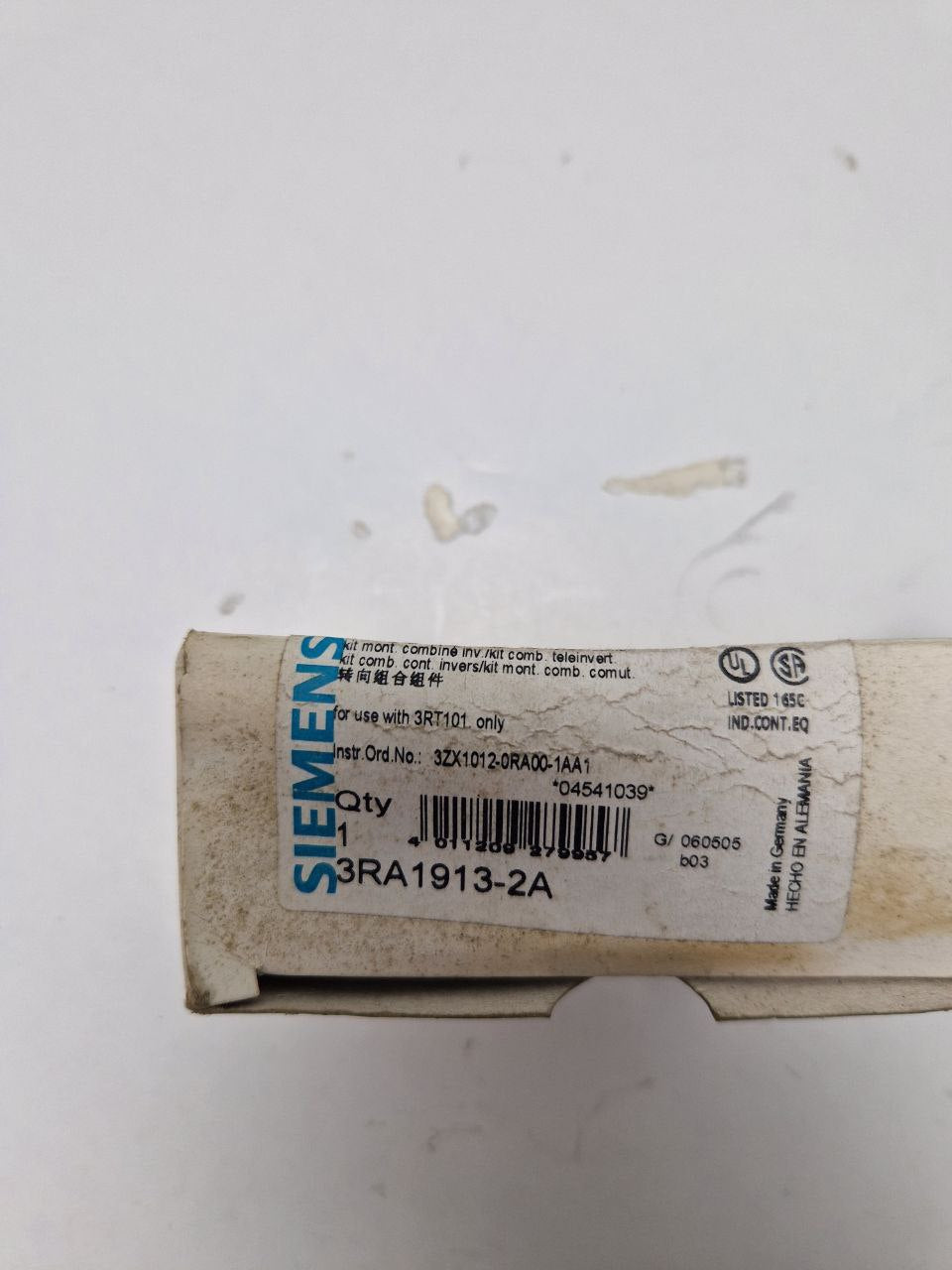SIEMENS 3RA1913-2A, steering combination components  (Request price)