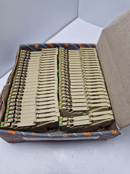 Terminal blocks 4 mm² Weidmüller DKIT4 BL/GG 058266  (Request price)