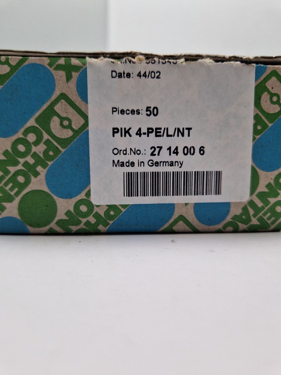 Phoenix Contact PIK 4-PE/L/NT; 2714006 protective conductor terminal triple gray, 400 V / 32A  (Request price)