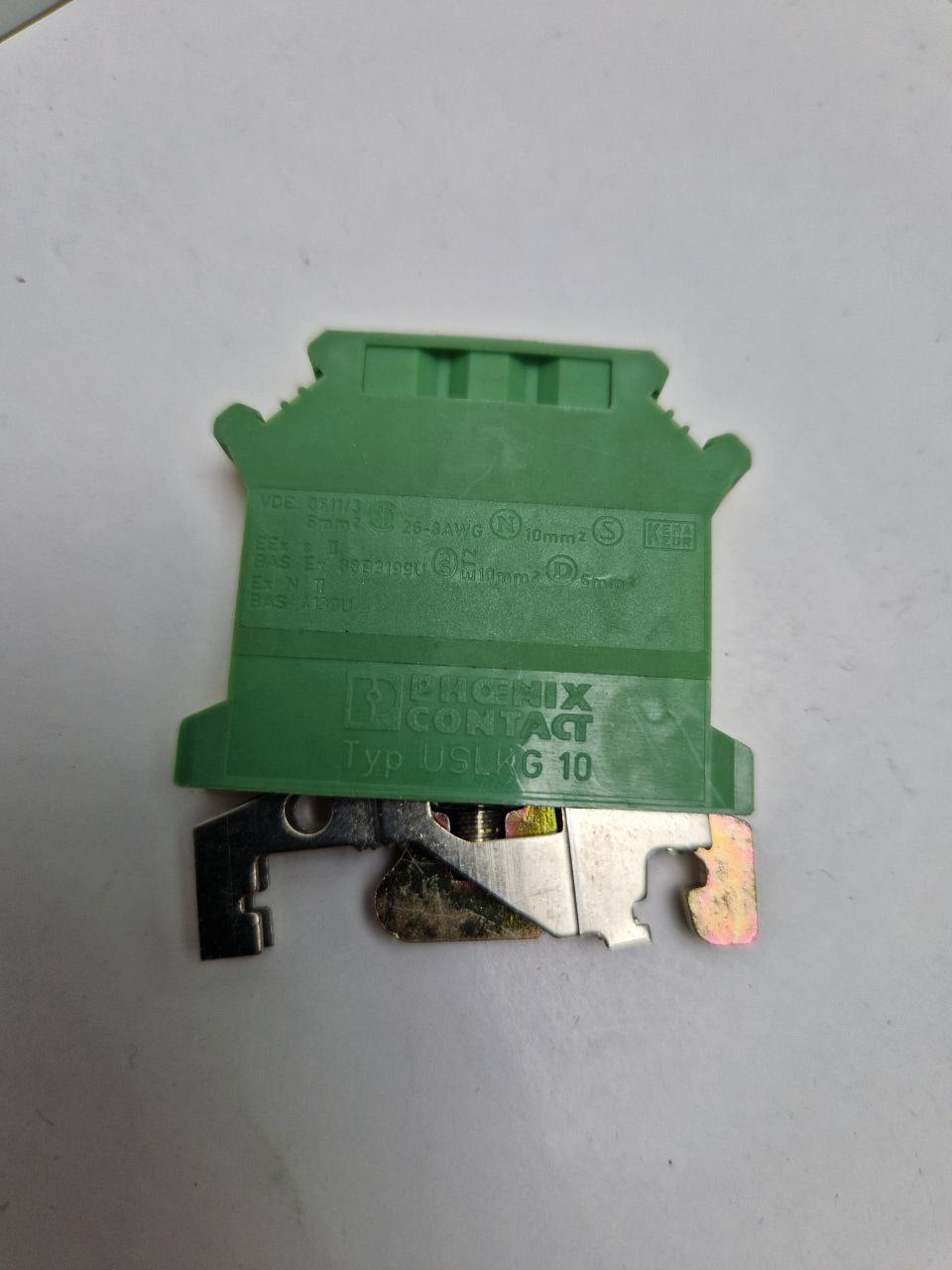 PHOENIX CONTACT USLKG 10 - protective conductor terminal block, 0442011  (Request price)