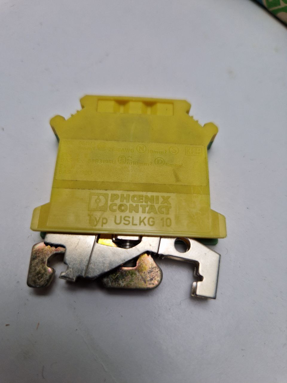 PHOENIX CONTACT USLKG 10 - protective conductor terminal block, 0442011  (Request price)