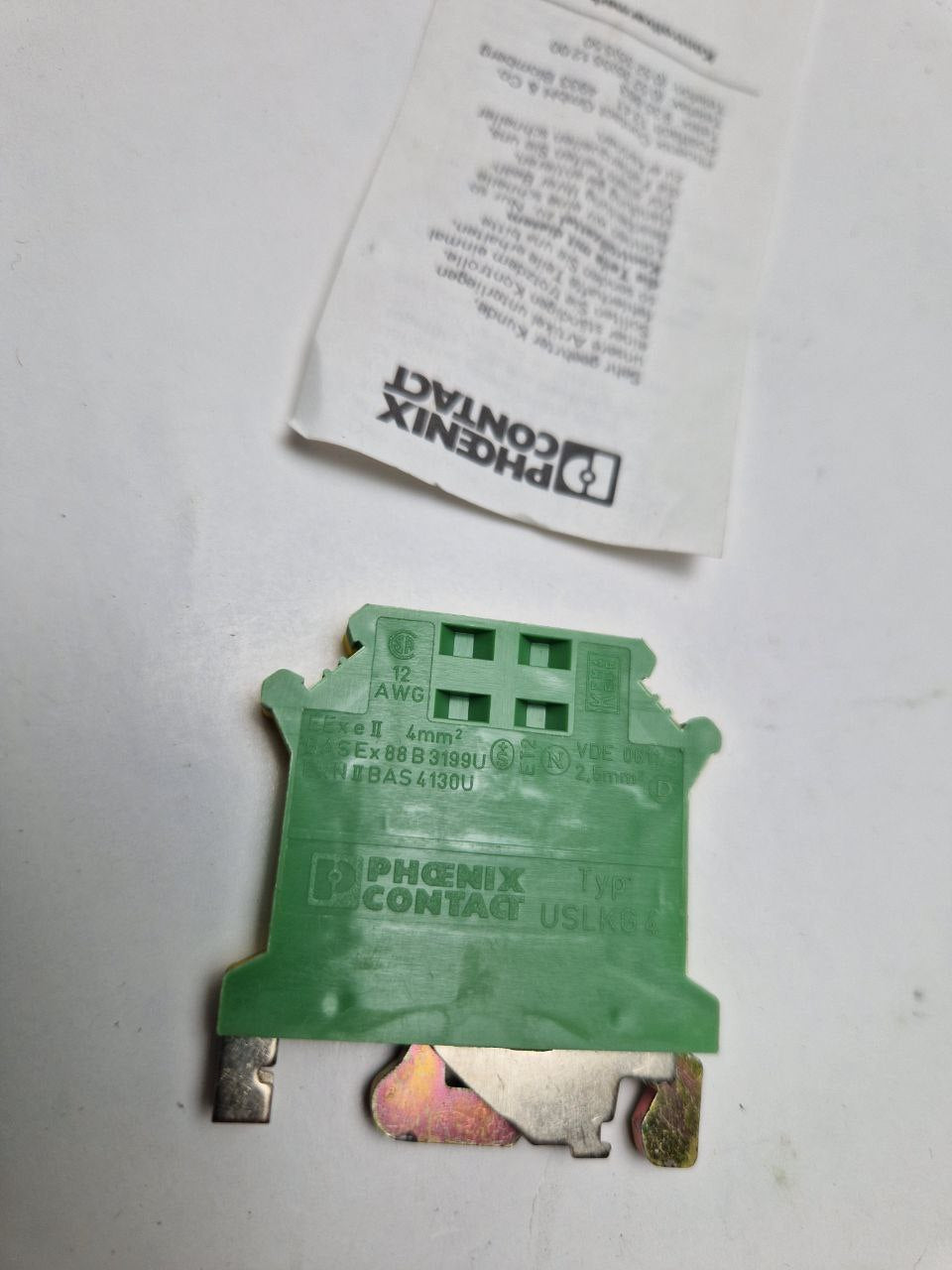 PHOENIX CONTACT USLKG 4 - Ground terminal, 0441012  (Request price)