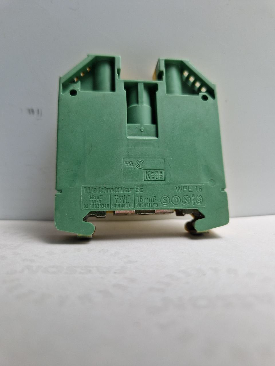 Weidmüller WPE 16, 1010400000, Protective conductor terminal blocks