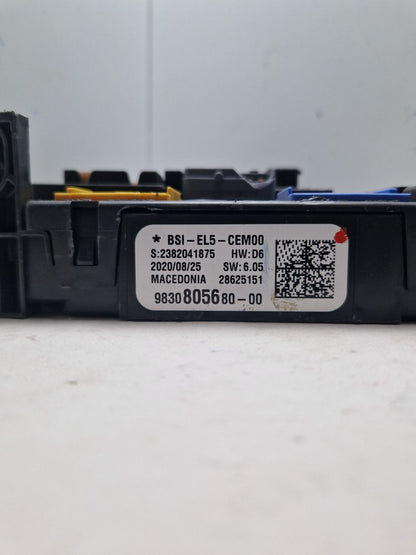 Fuse box BSI-EL5-CEM00, 9830805680-00, S:2382041875, 28625151  PEUGEOT / CITROEN  (Request price)