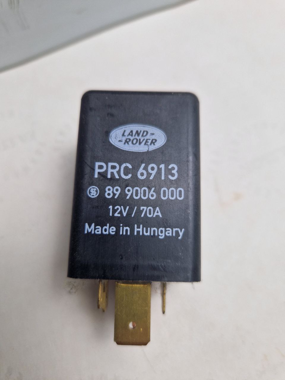 Heater Plug Relay 12V - PRC6913 - Genuine, 89 9006 000, 12V / 70A LAND ROVER (Request price)