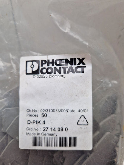 PHOENIX CONTACT D-PIK 4 - End cover 2714080  (Request price)
